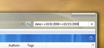 how to find files by date on windows 7