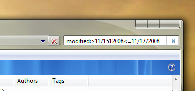 windows 7 find files by date modified